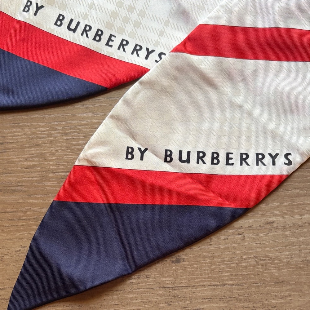 NWT Burberry Society Silk Foulard Chignon - Picture 2 of 13